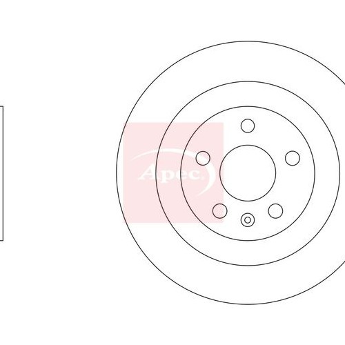 APEC Brake Disc DSK3435