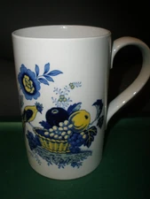 Spode Mug Commemorating 200 Years Fruit Basket 5"x3"
