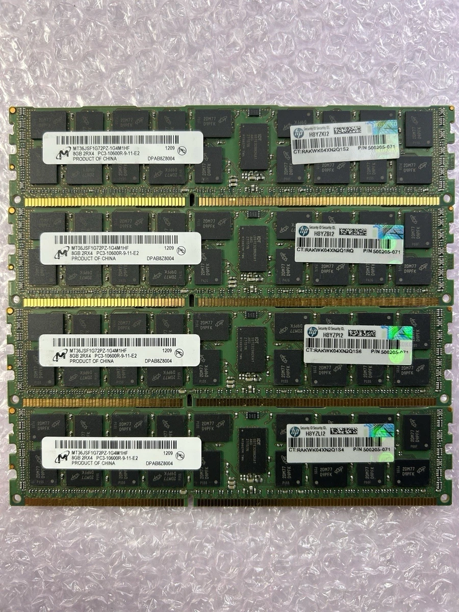 PC3-10600R (DDR3-1333) Bus Speed Network Server Memory (RAM) for