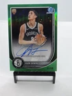 2025-26 Bowman Egor Dëmin Rookie ON CARD Auto Green Refractor /99 SP Nets
