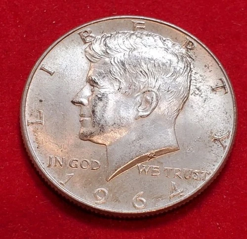 ☆90% Silver 1964 JFK Kennedy Half Dollar Brilliant Uncirculated #2☆