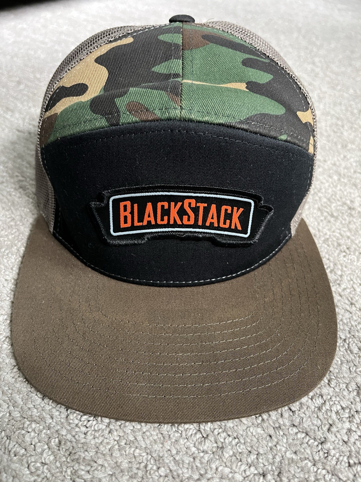 Blackstack Brewing Camo mesh SnapBack Hat St. Pau… - image 1