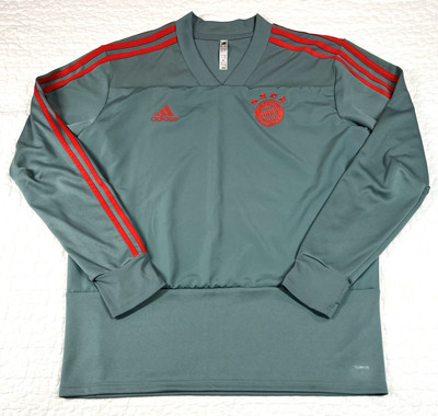 Adidas Bavaria Munich Shirt Mens XL Green Football Soccer FC Bayern München