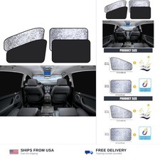 ZATOOTO Magnetic Side Window Sun Shade, Car Window Covers, Heat Reflective
