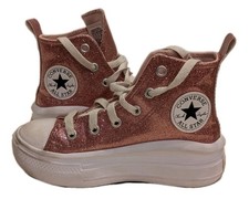 Converse Chuck Taylor All Star Lift Platform Glitter Pink Kids 12C High Top