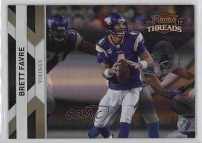 2010 Panini Threads Gold Century Proof 64/100 Brett Favre #81 HOF 1gt6