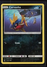 Carvanha 110/214 Common Unbroken Bonds Pokemon Reverse Holo NM