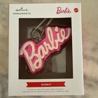 Hallmark Mattel Barbie Logo Christmas Ornament, New Sealed  — photo 1