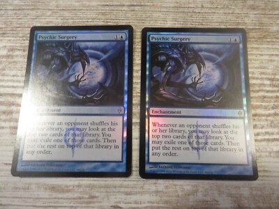 2x FOIL Psychic Surgery - NM - New Phyrexia - English - OOP MTG Discard Mill