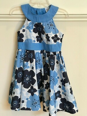 Carters Toddler Girls Blue White Floral Sleeveless Dress Size 3T EUC | eBay Carters Toddler Girls Blue White Floral Sleeveless Dress Size 3T EUC | eBay