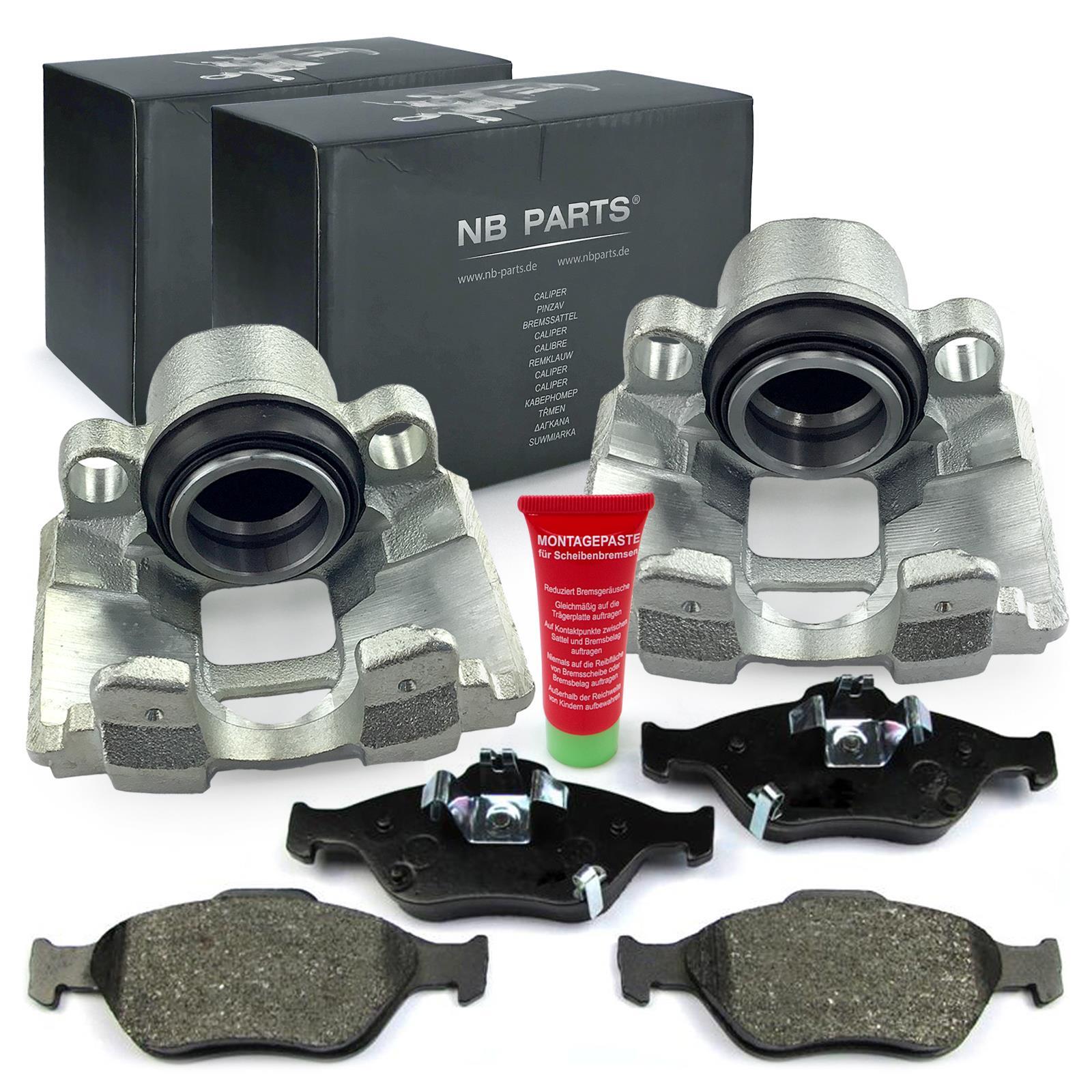 Brake calipers brake pads front for Toyota Yaris Daihatsu Charade VIII Van