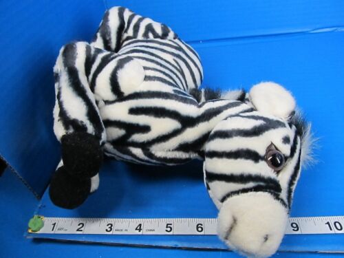 Walmart Sitting Baby Foal Zebra Realistic Stuffed Animal 9" Plush - Picture 8 of 9