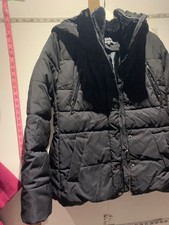 Quiz Womens Black Jacket Size 16 Express Shipping 