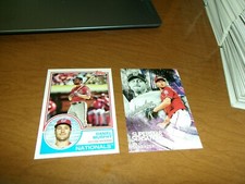 2 dif 2018 TOPPS NATIONALS INSERTS- MAX SCHERZER & DANIEL MURPHY
