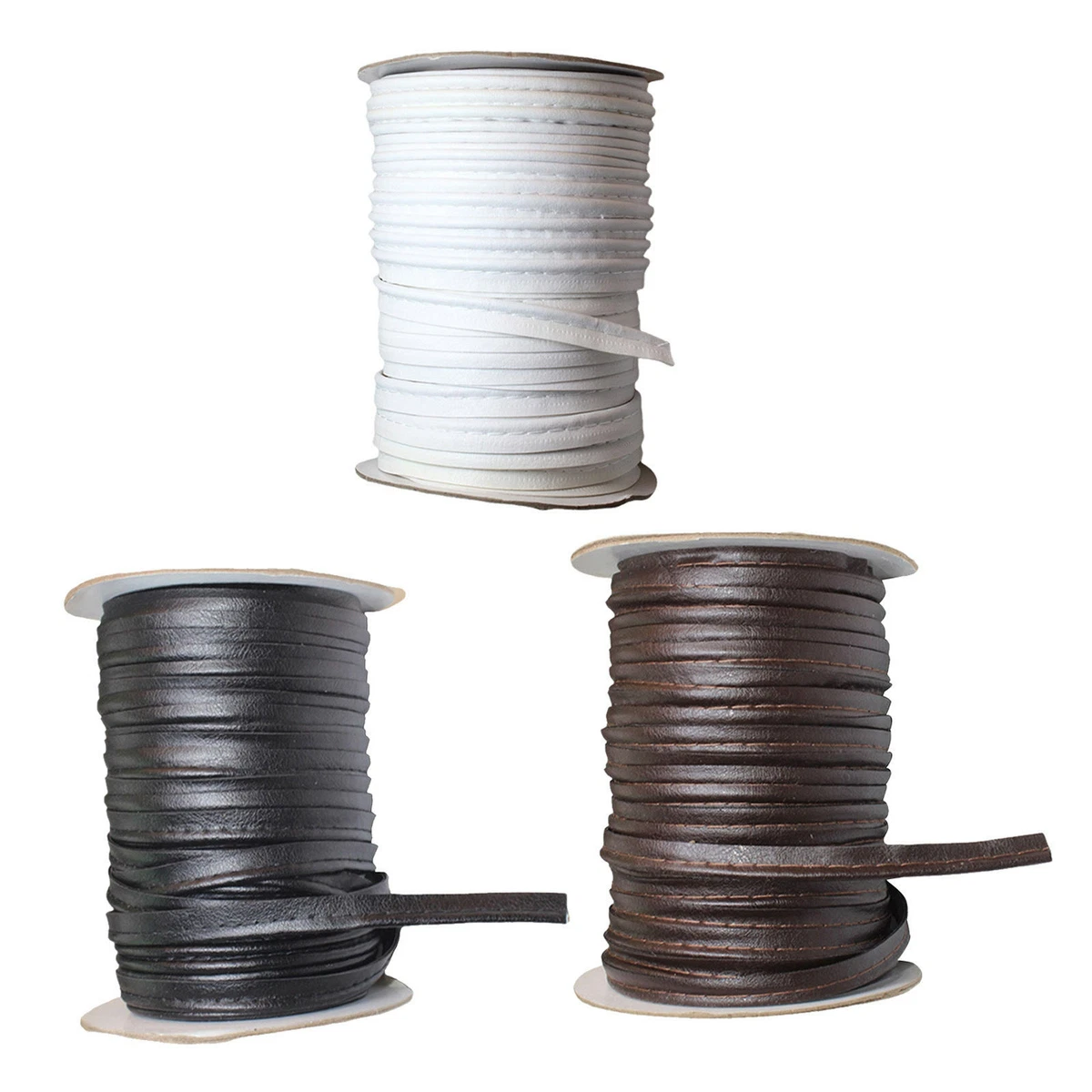 Nastro Sbieco Per Cucito Piegato 13 Mm In Puro Cotone - Nero O Bianco - Lunghezza 10 Metri - Certificato Oeko-Tex