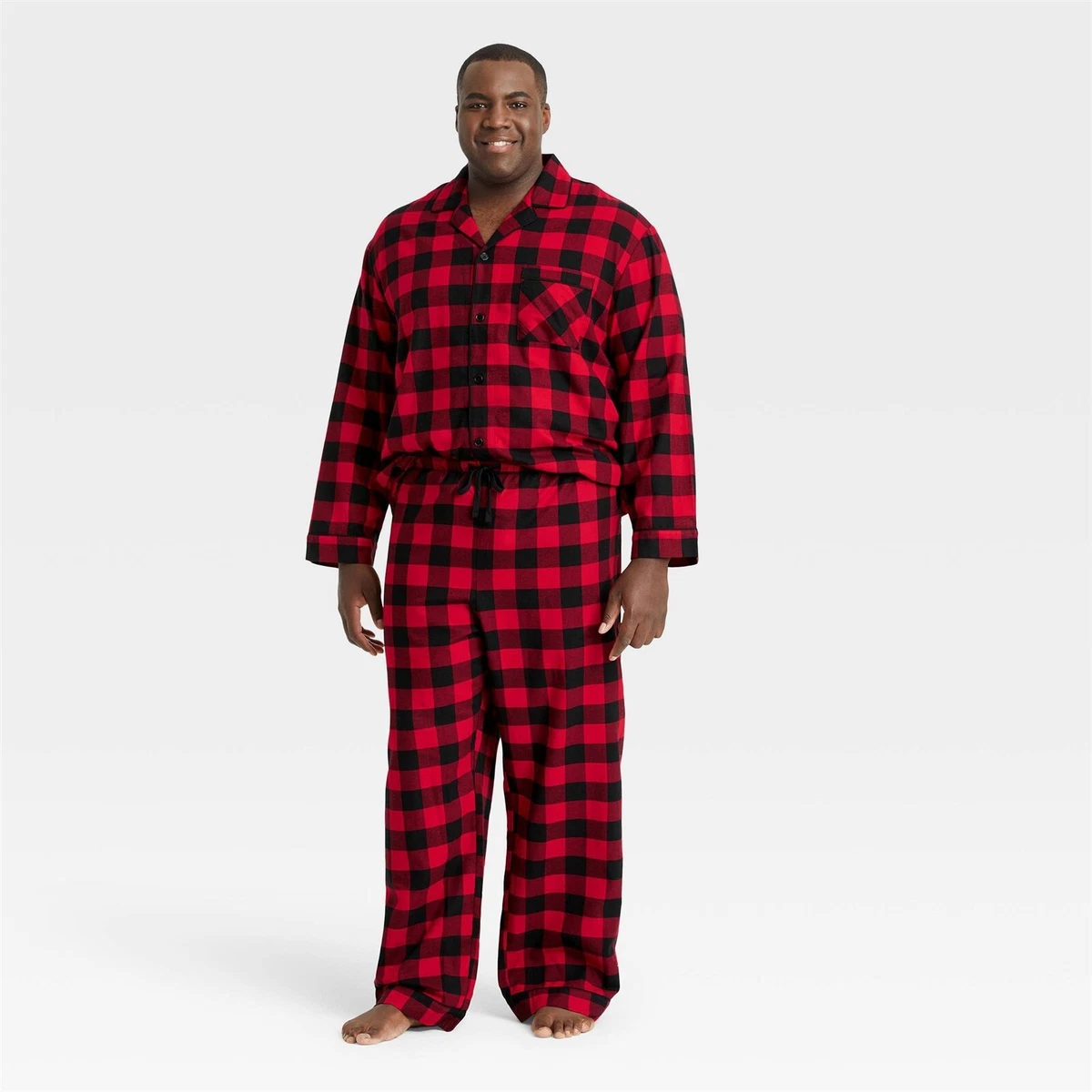 Red and black plaid onesie hot sale