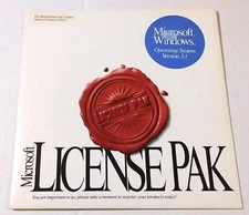 MEGA RARE NEW SEALED - MICROSOFT WINDOWS 3.1 LICENSE PACK