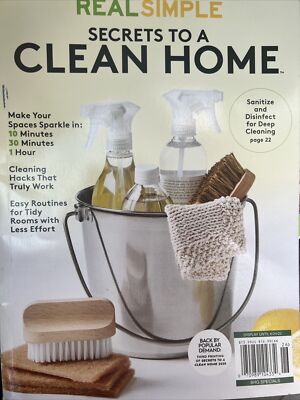 Real Simple Magazine, Secrets to a Clean Home, 2022