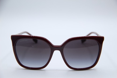 NEW BURBERRY B4347 3403/BG BURGUNDY GRADIENT AUTHENTIC DESIGNER SUNGLASSES 56-17 - Picture 2 of 4