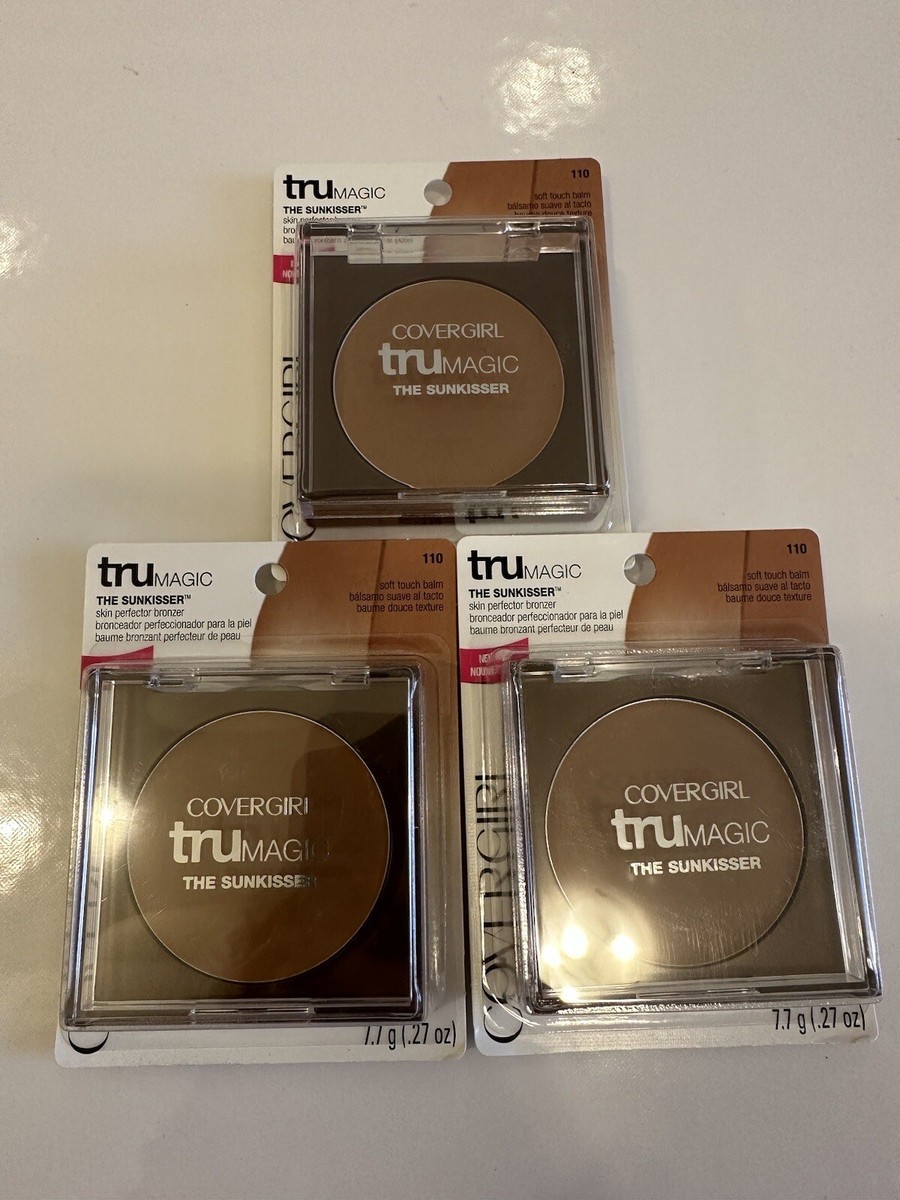 3 X Covergirl TruMagic The Sunkisser Perfector Bronzer 110 Soft