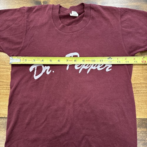 VTG Single Stitch Screen Stars Dr Pepper Kids M T-Shirt Little League Tee Ball - Picture 6 of 7