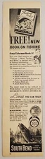 1949 Print Ad South Bend Fishing Lines Excel & Black-Oreno South Bend,Indiana
