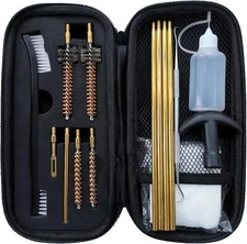 Gun Cleaning Kit Rifle 5.56 Cleaning Kit .223 Pistol Cleaning Kit with Brass Cle