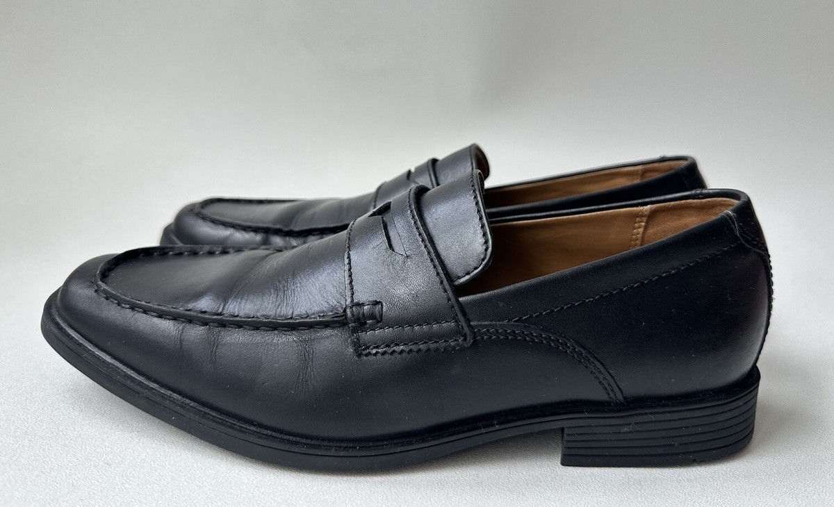 Clarks Collection Men\'s Black Leather Slip-On Loafers Size 10M- 15770 NWOT Clarks Collection Mens Black Leather Slip-On Loafer Shoe  main image 3