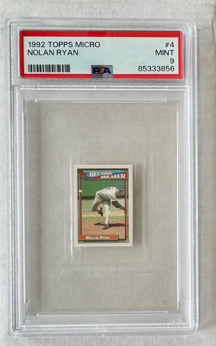 1992 Topps Micro Nolan Ryan #4 PSA 9