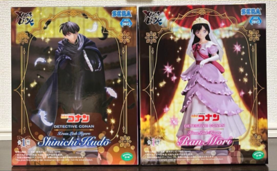 Detective Conan Xross Link Figure Shinichi Kudo Ran Mouri Set SEGA