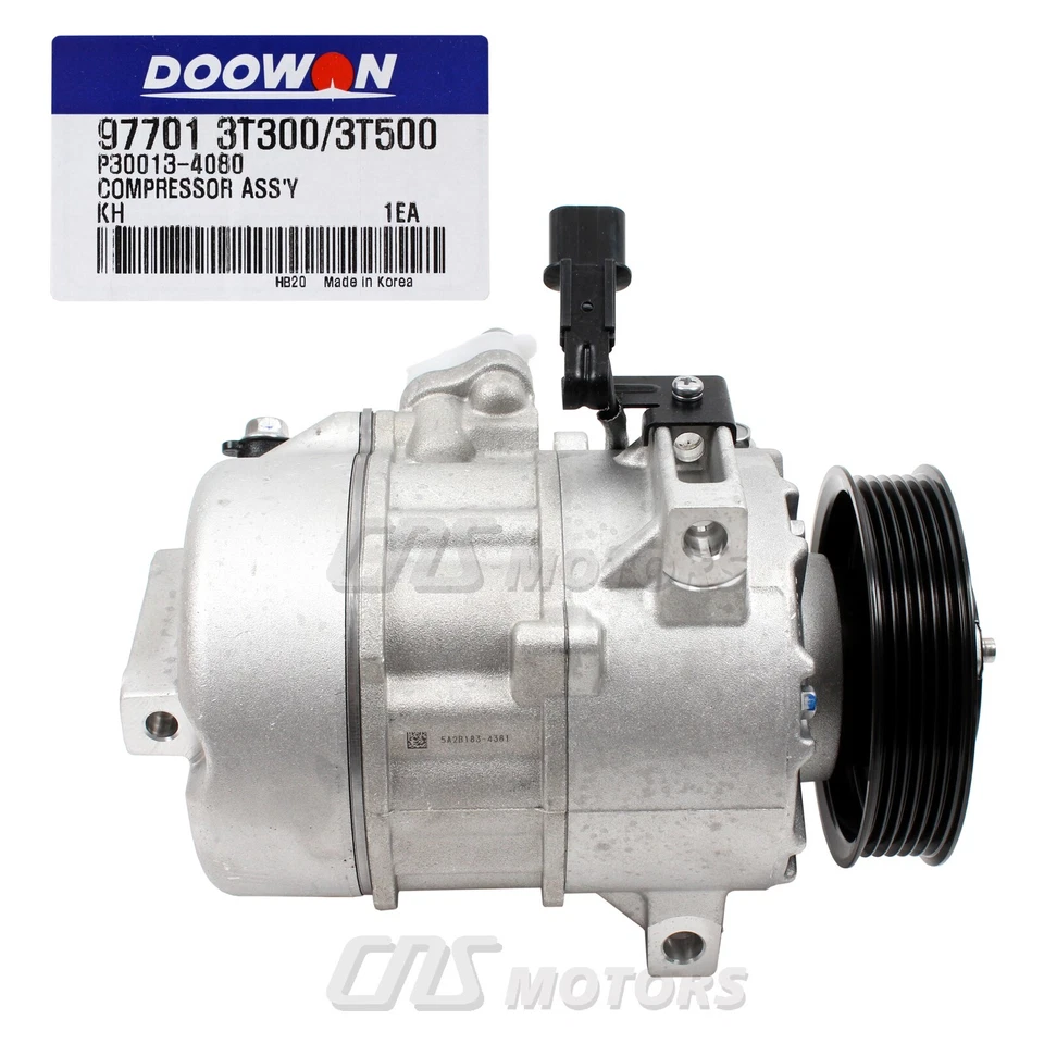 ⭐GENUINE⭐ OEM A/C Compressor w/ Clutch for 2015-2017 Kia K900 5.0L V8 977013T300 - Изображение 4 из 4