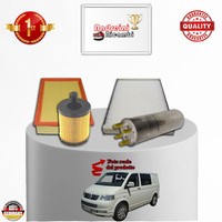 Set Service 4 Filter VW Transporter T5 1.9 Tdi 77KW 104CV Von 2003-> 2009