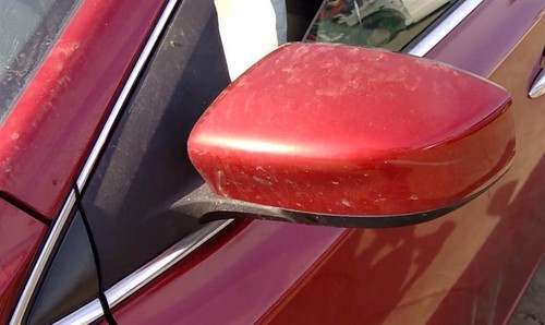 16 2017 18 19 Nissan Sentra Driver Left LH Side View Mirror in NBL Red | No Heat - Picture 2 of 12