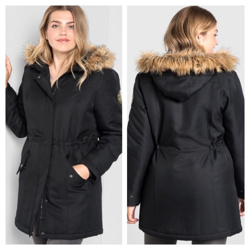Winter Jacket Parka Coat fur Hood £132 