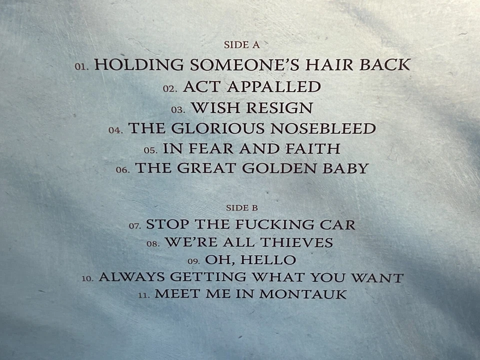 CIRCA SURVIVE - Juturna, Limited BLUE + BLACK SPLATTER COLOR VINYL LP Sealed! - Image 4 of 4