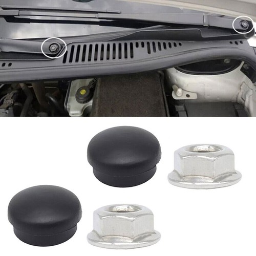 4pcs/set Car Front Windshield Wiper Arm Screw Nut Cap Bolt Rocker Cover For Audi - Picture 9 of 12