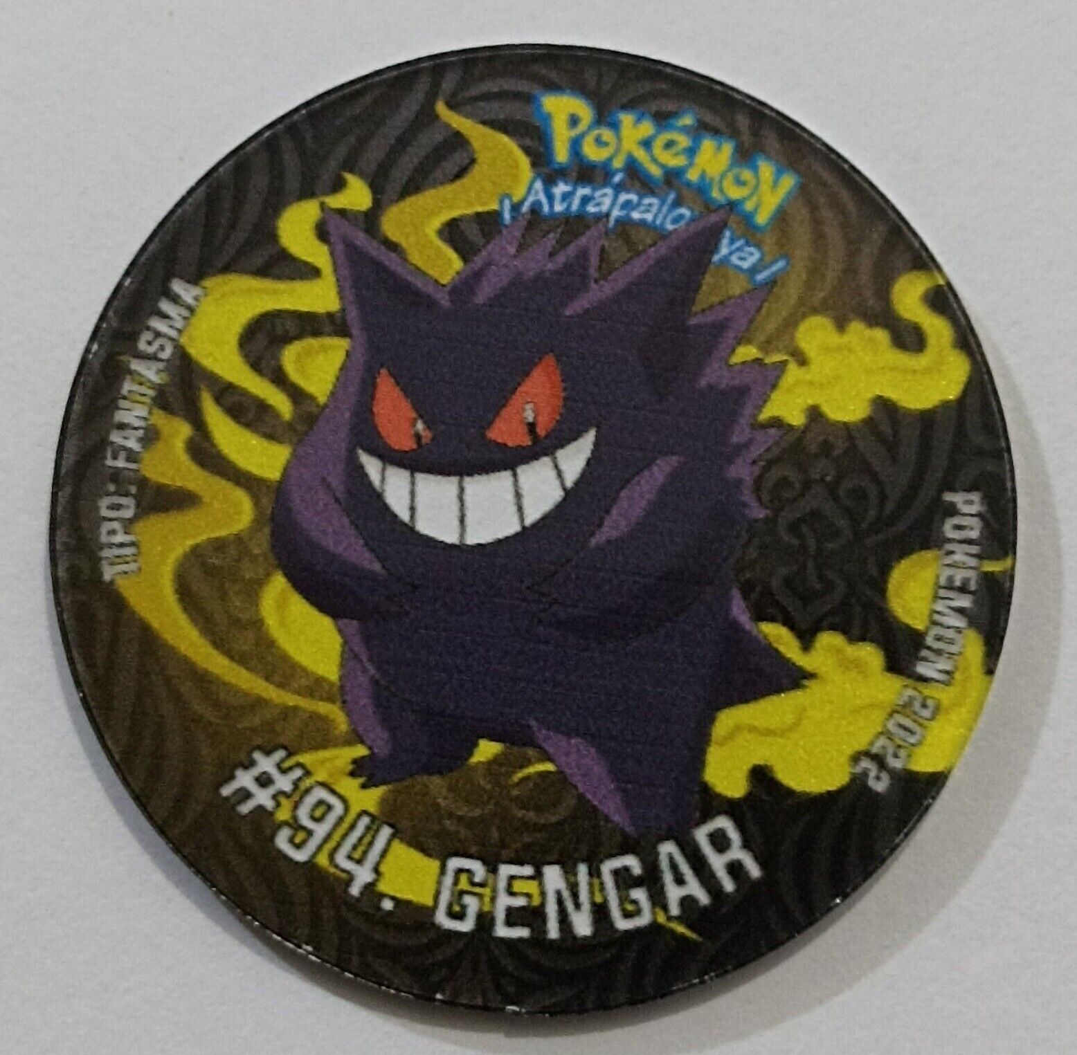 TAZO POKEMON Acrylic #110 WEEZING 2022 Kanto PERU South America Pogs Flips