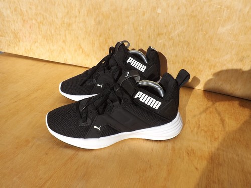Size 4Y PUMA - Juniors Contempt Demi Fitness SHOES - Black/White - Picture 10 of 11