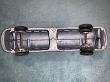 Vintage 1940s Realistic Toy Co. Cast Aluminum Silverside Greyhound Bus