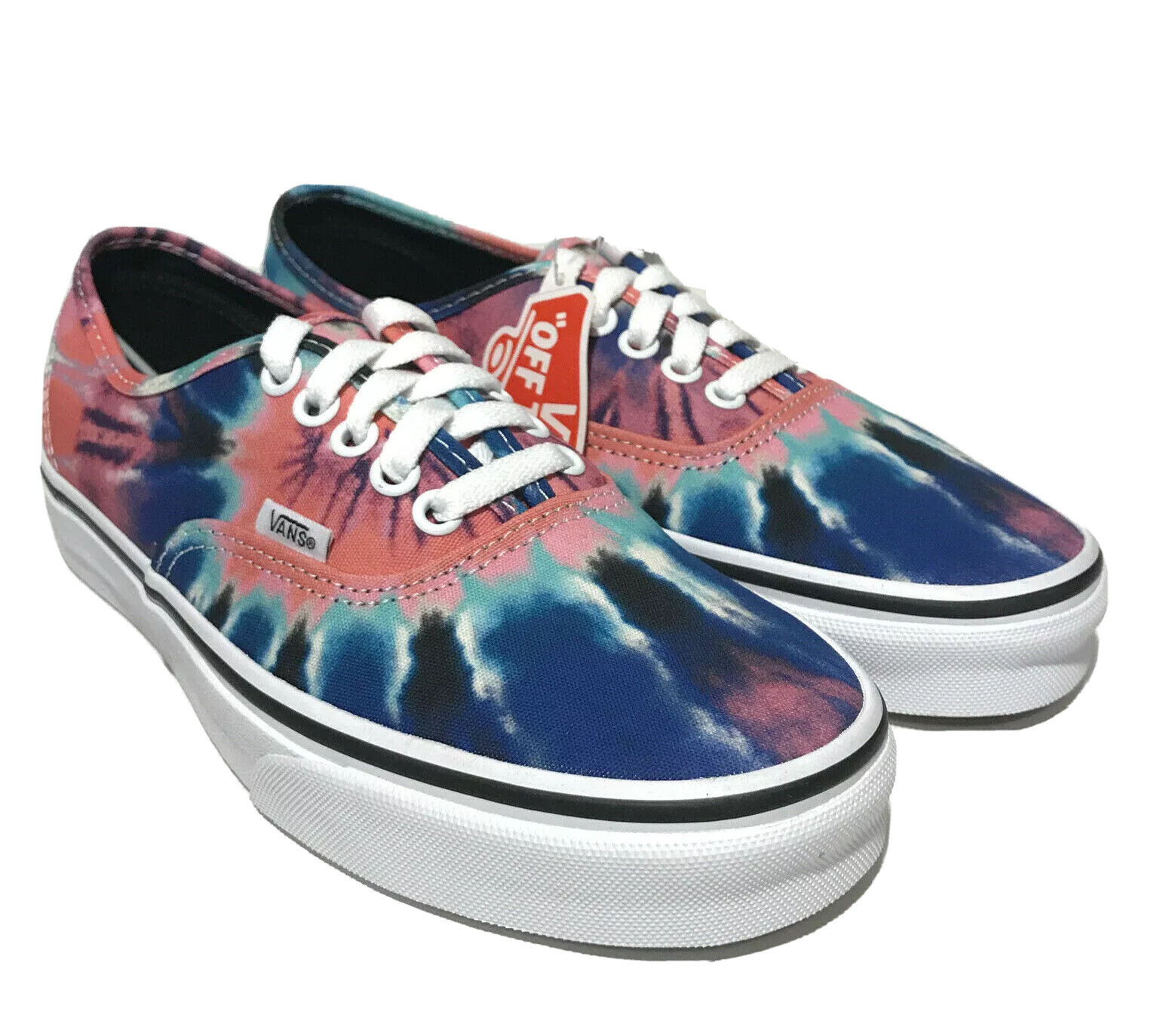 VANS Authentic Tie Dye Era Canvas Sneakers Women's Size 7 Skateboarding Casual