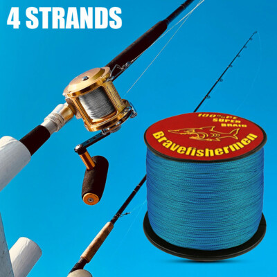 Blue 100-1000M Super Strong PE Lines Braided Sea Fishing Lines 4 Strands 6- 100LB | eBay Blue 100-1000M Super Strong PE Lines Braided Sea Fishing Lines 4 Strands 6- 100LB | eBay