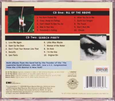 The John Hall Band: All of the Above / Search Party (2009