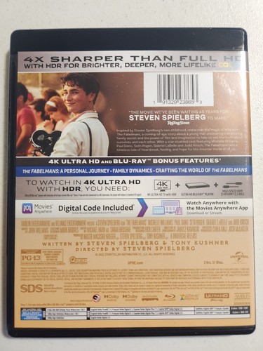 The Fabelmans (Ultra HD, 2022) SEE DESCRIPTION - Picture 5 of 6