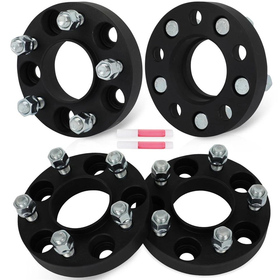 4Pc 1" 5x115 Hubcentric Wheel Spacers 14x1.5 For Dodge Charger Magnum Challenger Foto 4 de 4