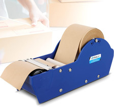 Water-Activated Tape Dispenser, Manual Kraft Gum Tape Dispenser, Blue