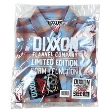 DIXXON Flannel Killswitch Engage Mens MEDIUM Plaid Band Collab Snap Button Shirt