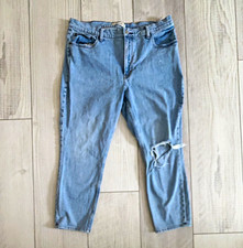 Abercrombie  Fitch Women's Blue Denim Jeans Skinny High Rise Light Wash 32