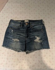 Universal Thread Distressed Blue Denim Cutoff Shorts, 2/26
