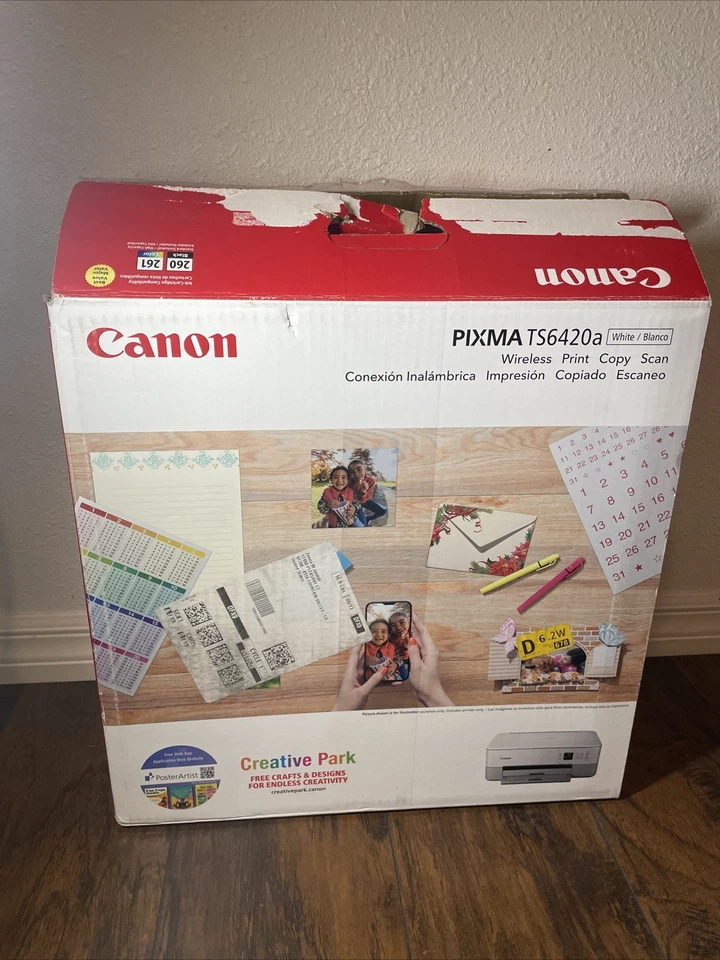 Canon PIXMA TS6420a Wireless Color All-in-One Inkjet Printer (4462C102) TS6420A - Image 3 of 4
