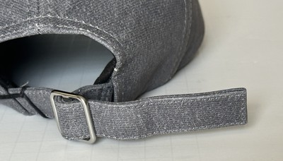 Bottega Veneta Printed Leather Baseball Cap Gray Hat M (58 cm) 739329 NWT $950 Bottega Veneta Printed Leather Baseball Cap Gray Hat M (58  main image 3